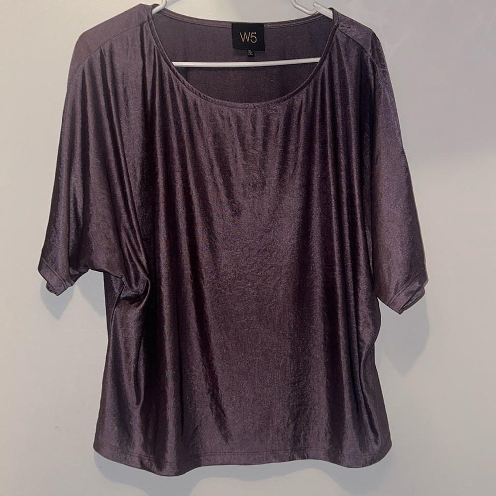 W5 Purple Short Sleeve Shirt
